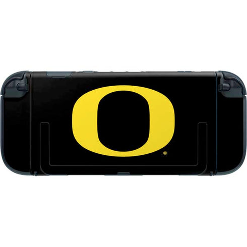 University of Oregon Ducks Black Gradient Nintendo Switch 2 (2025) with Joy-Con Skin
